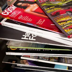 Magazines for Crafts Lot Of 9 - Junk Journal, Mixed Media, Collage - Random Pick